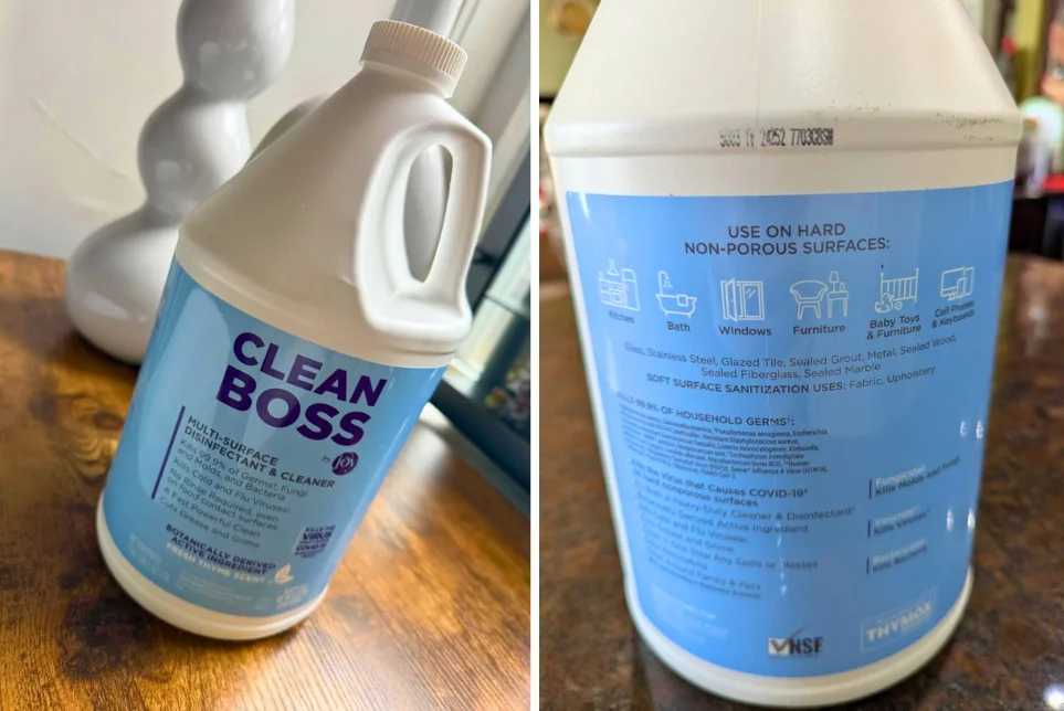 CleanBoss Botanical Disinfectant - Multi-Surface Cleaner