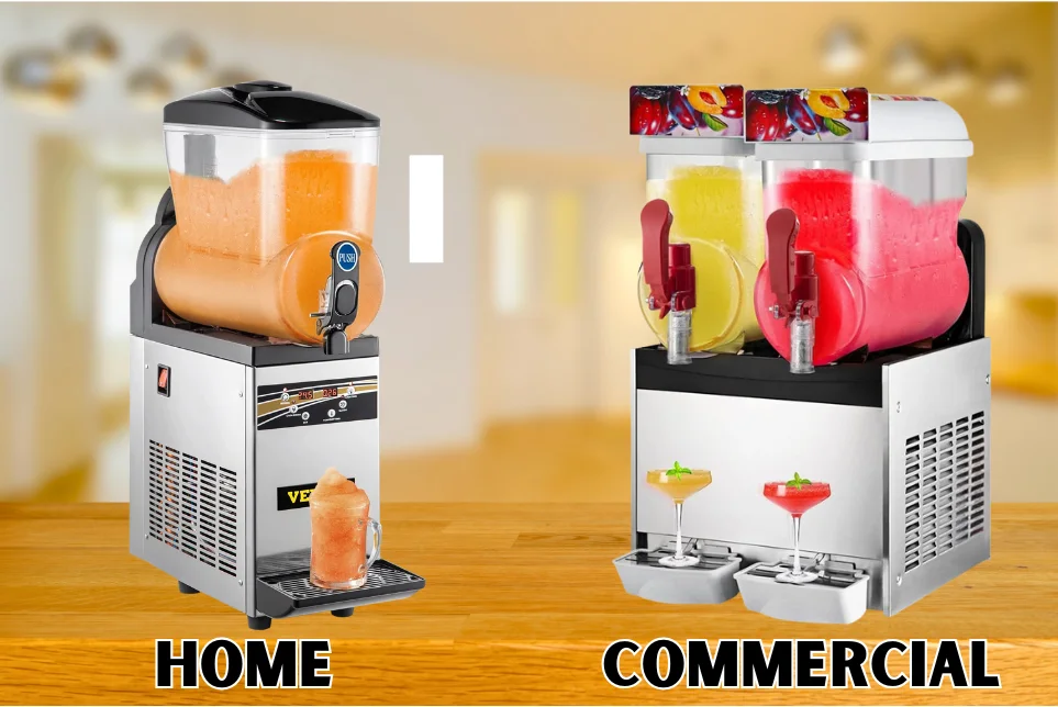Commercial vs. Home Slushie Machines Capacity