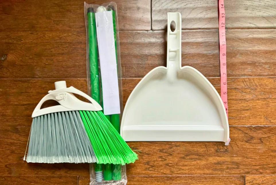 Libman Precision Angle Broom with Dustpan Combo Set