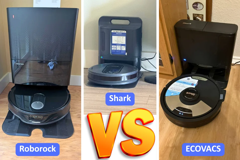 Roborock vs Shark vs ECOVACS Robot Vacuum