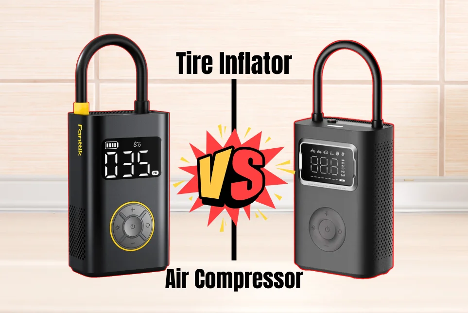 Tire Inflator vs. Air Compressor