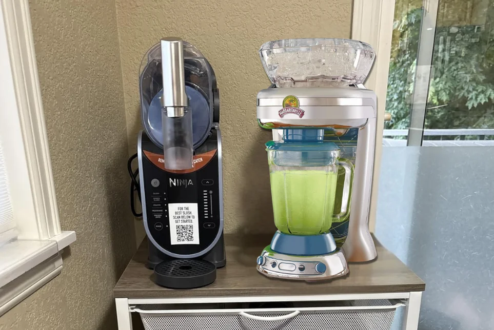 showing Ninja vs. Margaritaville Frozen Drink Maker