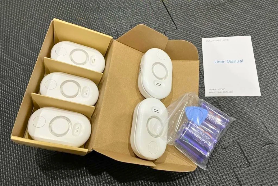METAK 5 Pack Water Leak Detectors for Home