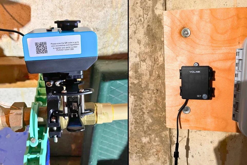 YoLink DIY Automatic Water Leak Detection